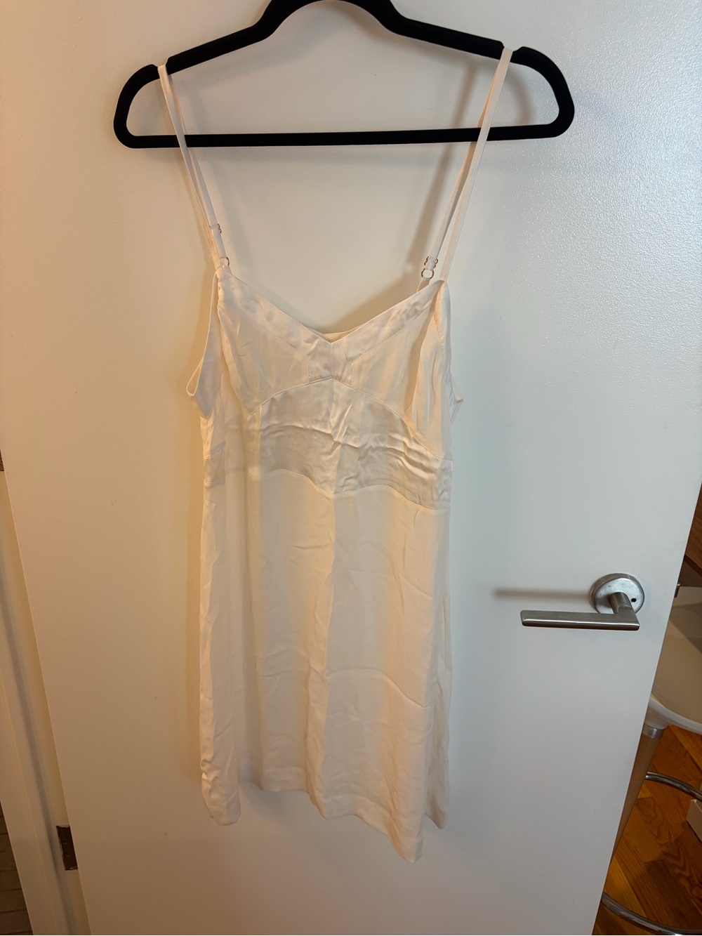 ARAKS Slip Dress with Adjustable Spaghetti Straps - Ivory